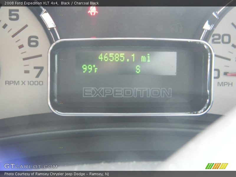Black / Charcoal Black 2008 Ford Expedition XLT 4x4