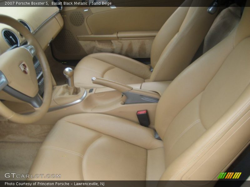 Basalt Black Metallic / Sand Beige 2007 Porsche Boxster S