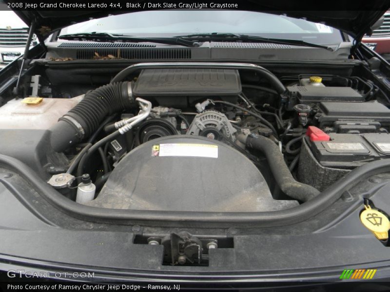 Black / Dark Slate Gray/Light Graystone 2008 Jeep Grand Cherokee Laredo 4x4