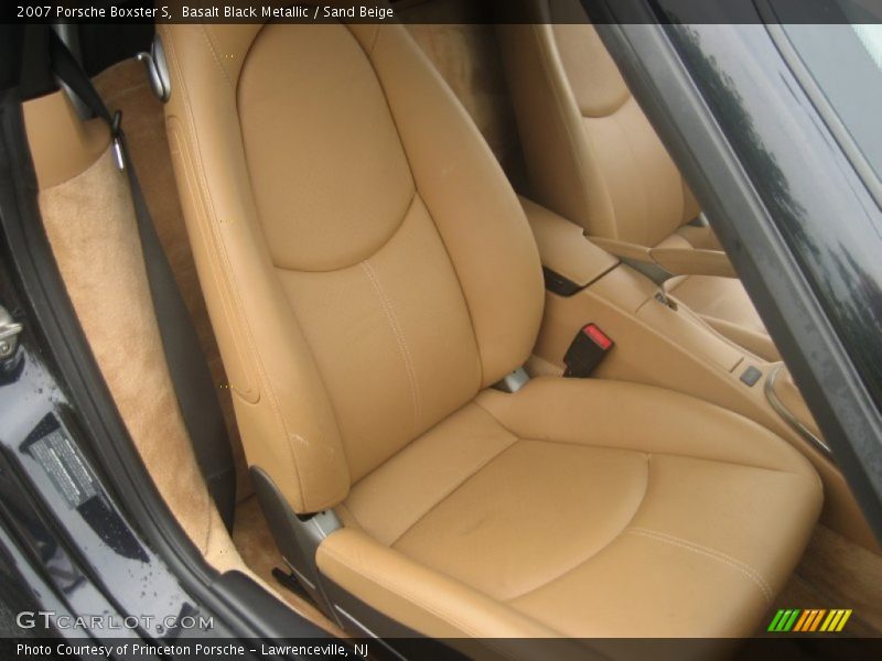 Basalt Black Metallic / Sand Beige 2007 Porsche Boxster S