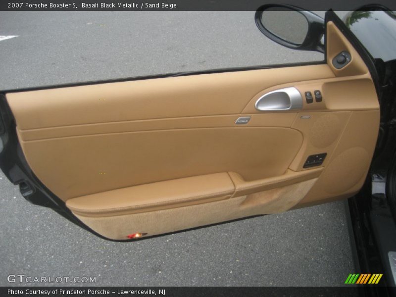 Basalt Black Metallic / Sand Beige 2007 Porsche Boxster S