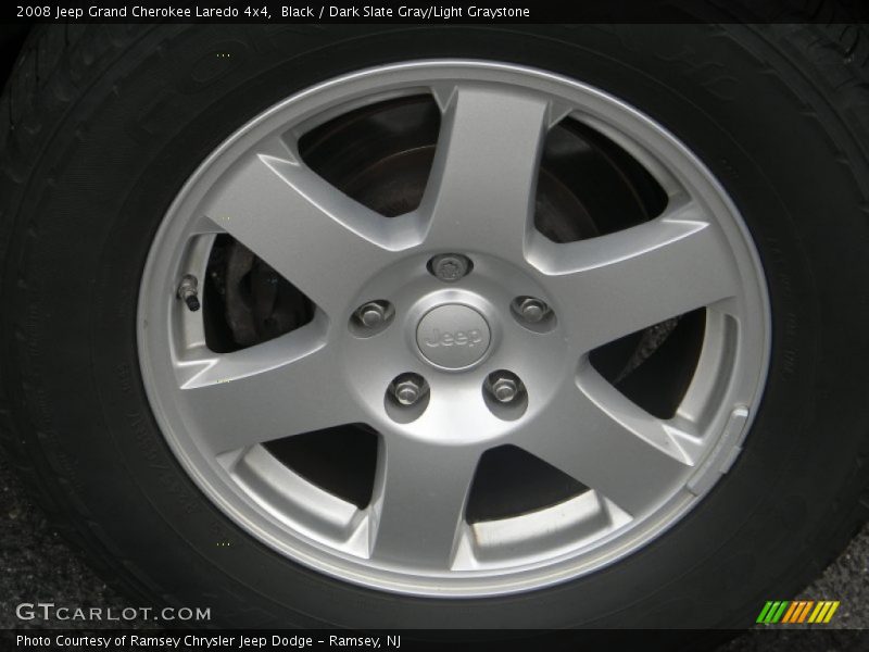Black / Dark Slate Gray/Light Graystone 2008 Jeep Grand Cherokee Laredo 4x4
