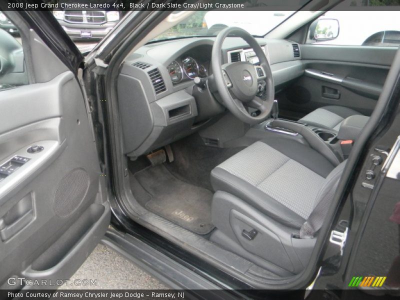 Black / Dark Slate Gray/Light Graystone 2008 Jeep Grand Cherokee Laredo 4x4