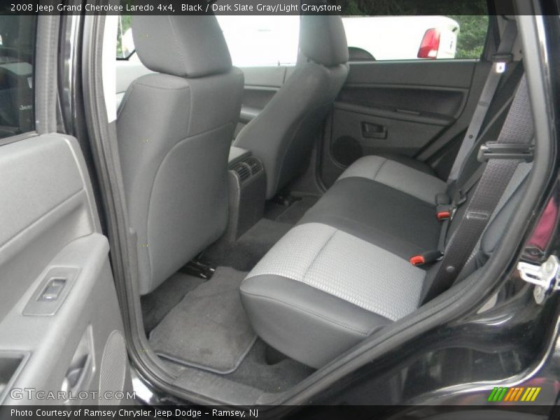 Black / Dark Slate Gray/Light Graystone 2008 Jeep Grand Cherokee Laredo 4x4