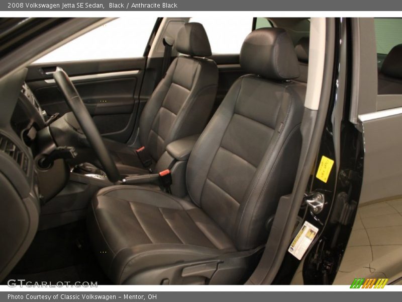 Black / Anthracite Black 2008 Volkswagen Jetta SE Sedan