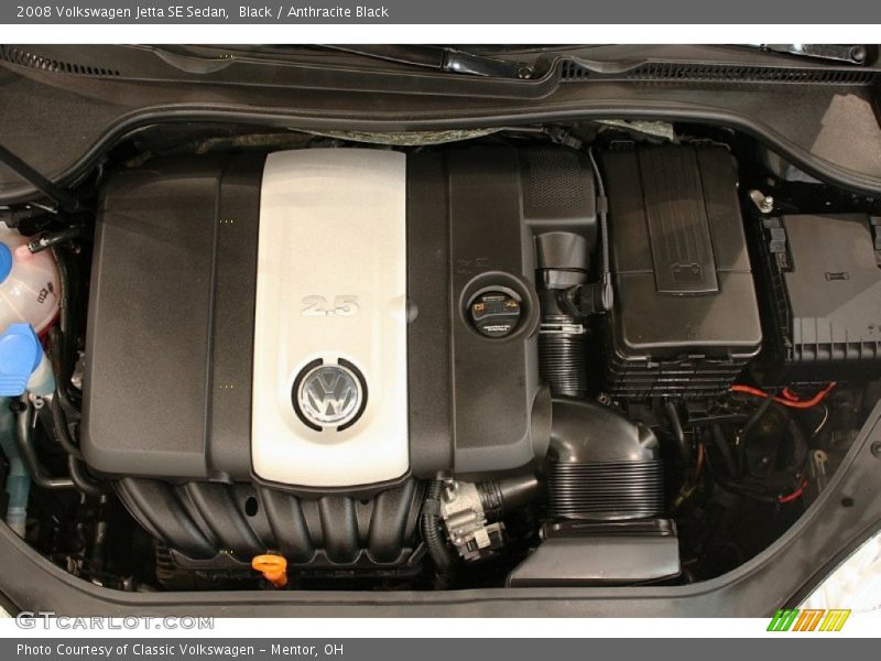 Black / Anthracite Black 2008 Volkswagen Jetta SE Sedan
