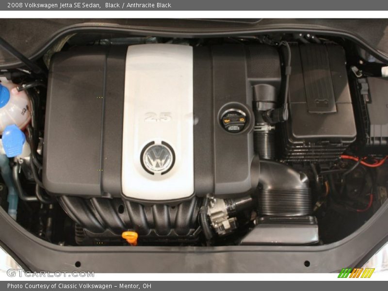 Black / Anthracite Black 2008 Volkswagen Jetta SE Sedan