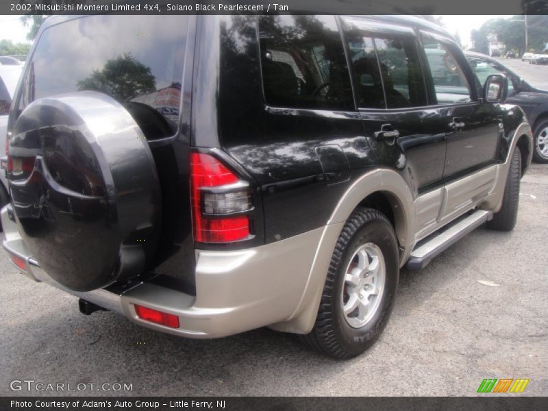 Solano Black Pearlescent / Tan 2002 Mitsubishi Montero Limited 4x4