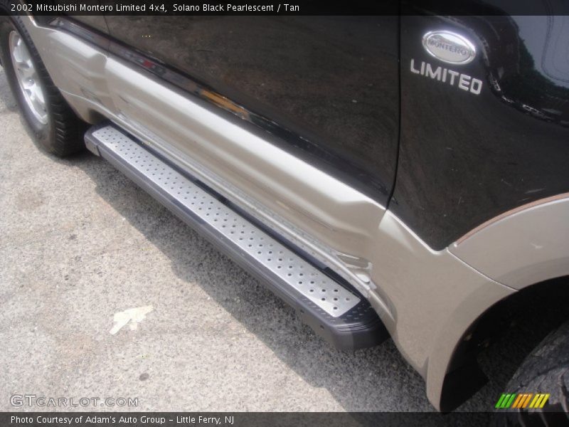 Solano Black Pearlescent / Tan 2002 Mitsubishi Montero Limited 4x4