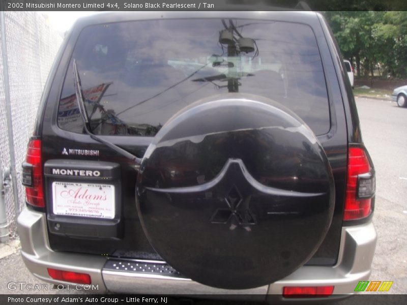 Solano Black Pearlescent / Tan 2002 Mitsubishi Montero Limited 4x4
