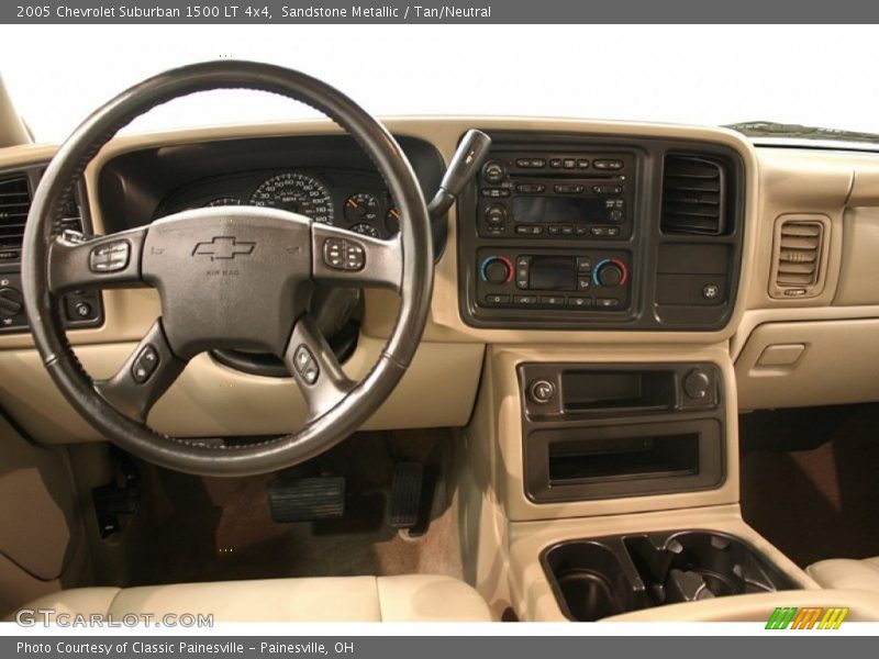 Sandstone Metallic / Tan/Neutral 2005 Chevrolet Suburban 1500 LT 4x4