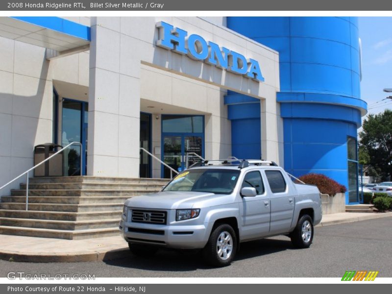 Billet Silver Metallic / Gray 2008 Honda Ridgeline RTL