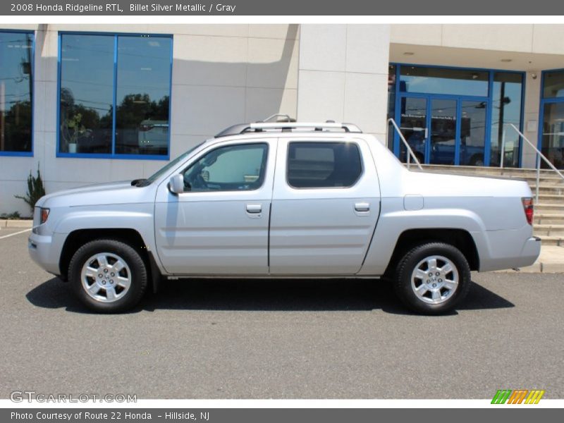 Billet Silver Metallic / Gray 2008 Honda Ridgeline RTL