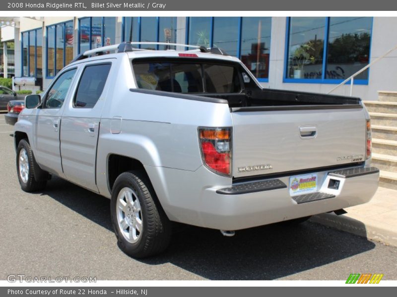 Billet Silver Metallic / Gray 2008 Honda Ridgeline RTL