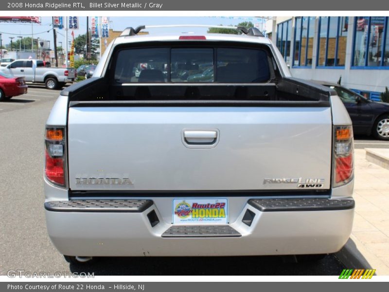 Billet Silver Metallic / Gray 2008 Honda Ridgeline RTL