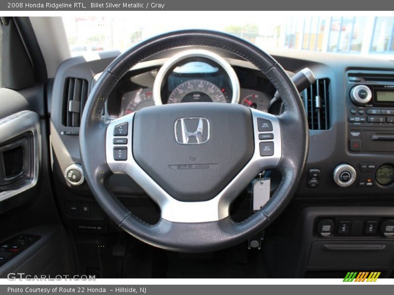 Billet Silver Metallic / Gray 2008 Honda Ridgeline RTL