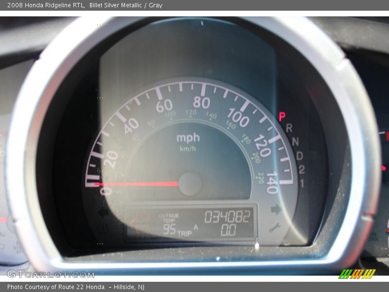Billet Silver Metallic / Gray 2008 Honda Ridgeline RTL