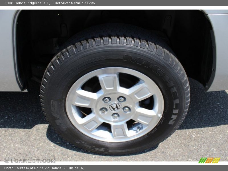 Billet Silver Metallic / Gray 2008 Honda Ridgeline RTL