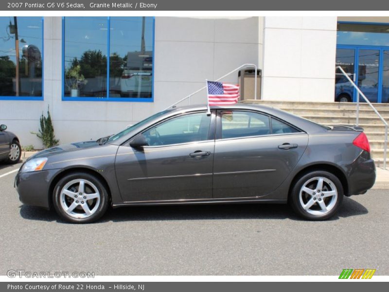 Granite Metallic / Ebony 2007 Pontiac G6 V6 Sedan