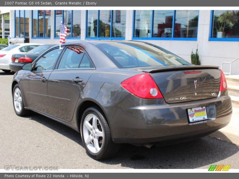 Granite Metallic / Ebony 2007 Pontiac G6 V6 Sedan
