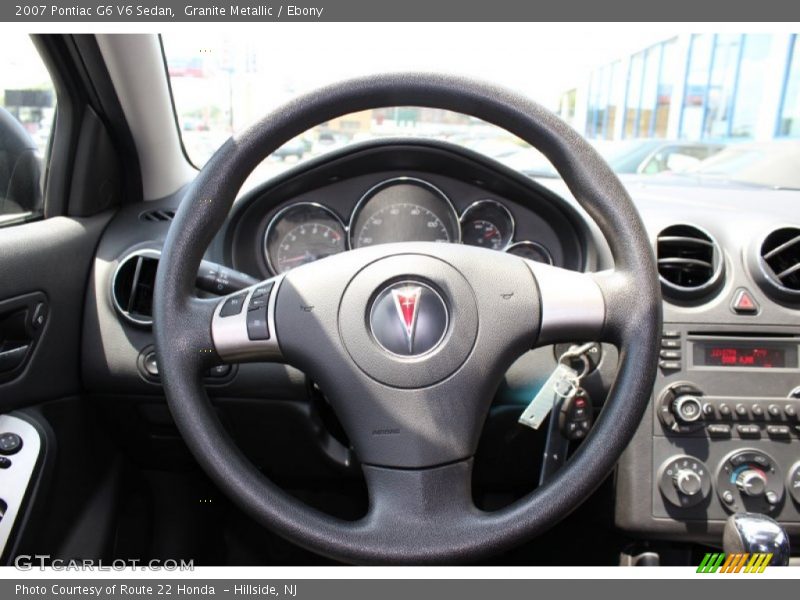 Granite Metallic / Ebony 2007 Pontiac G6 V6 Sedan