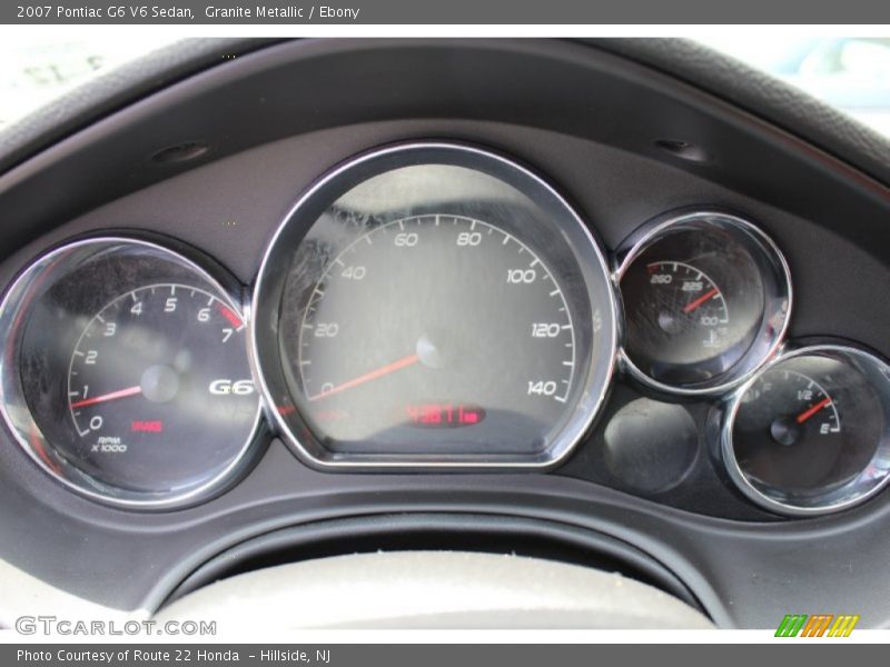 Granite Metallic / Ebony 2007 Pontiac G6 V6 Sedan