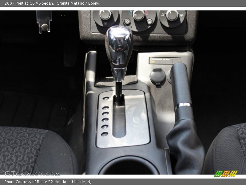 Granite Metallic / Ebony 2007 Pontiac G6 V6 Sedan