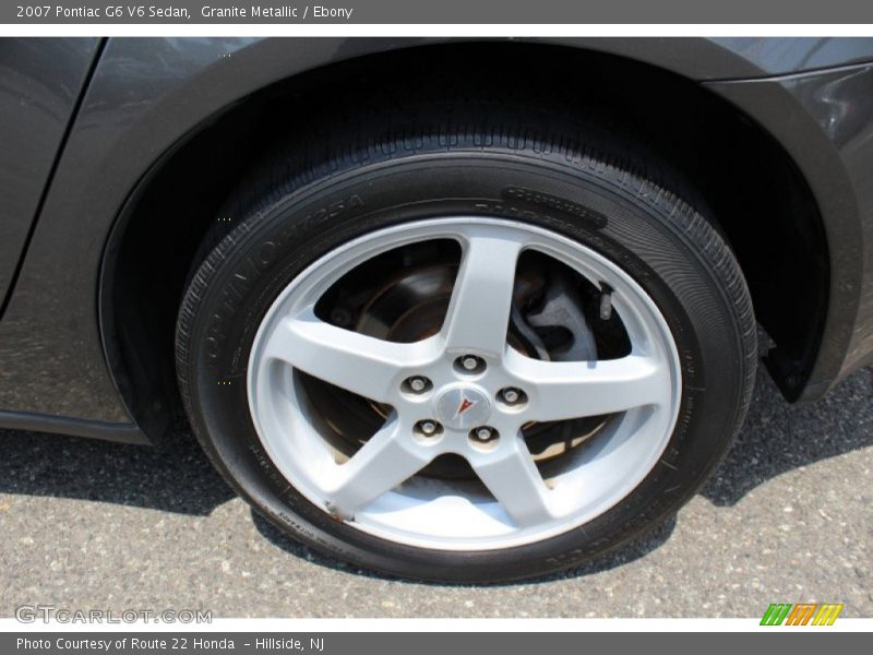 Granite Metallic / Ebony 2007 Pontiac G6 V6 Sedan