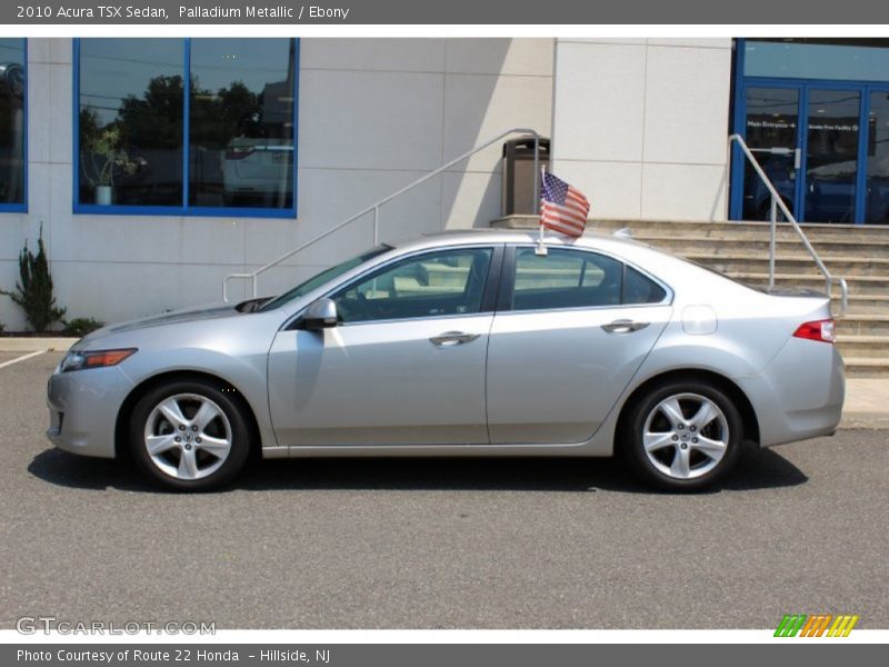 Palladium Metallic / Ebony 2010 Acura TSX Sedan