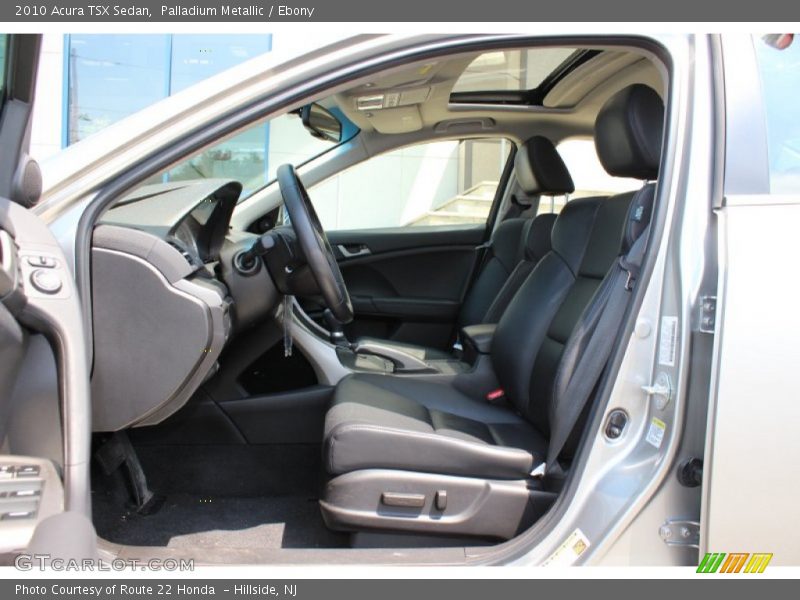 Palladium Metallic / Ebony 2010 Acura TSX Sedan
