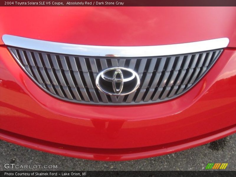Absolutely Red / Dark Stone Gray 2004 Toyota Solara SLE V6 Coupe