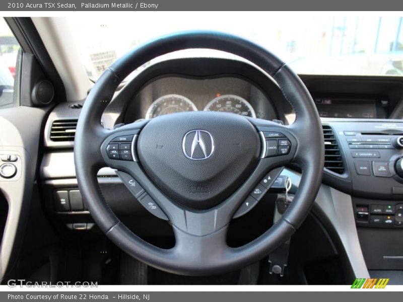 Palladium Metallic / Ebony 2010 Acura TSX Sedan