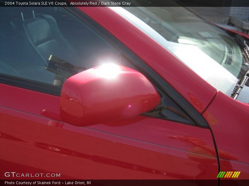 Absolutely Red / Dark Stone Gray 2004 Toyota Solara SLE V6 Coupe