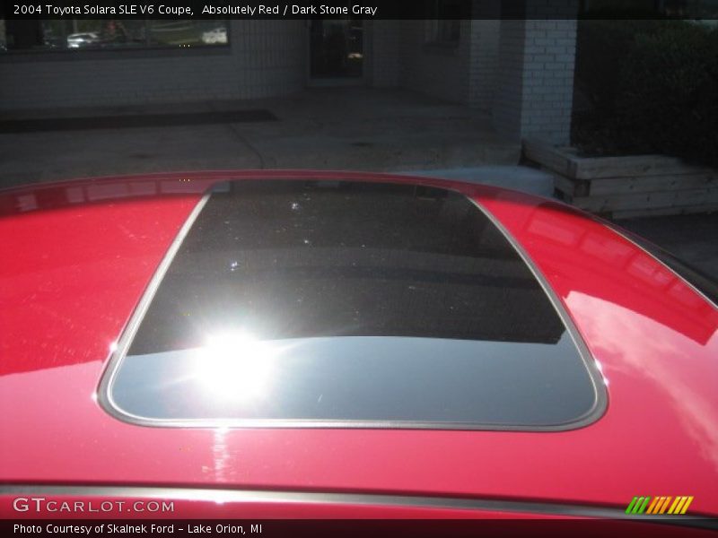 Absolutely Red / Dark Stone Gray 2004 Toyota Solara SLE V6 Coupe