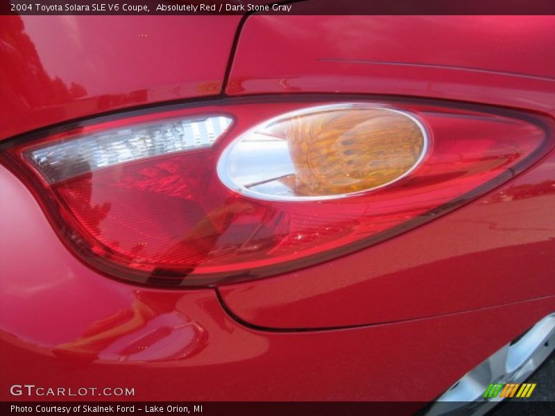 Absolutely Red / Dark Stone Gray 2004 Toyota Solara SLE V6 Coupe