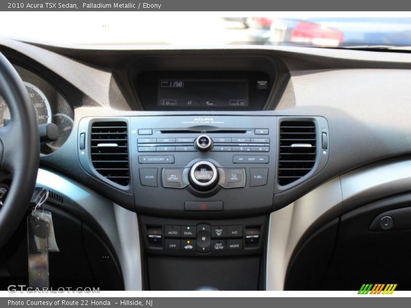 Palladium Metallic / Ebony 2010 Acura TSX Sedan