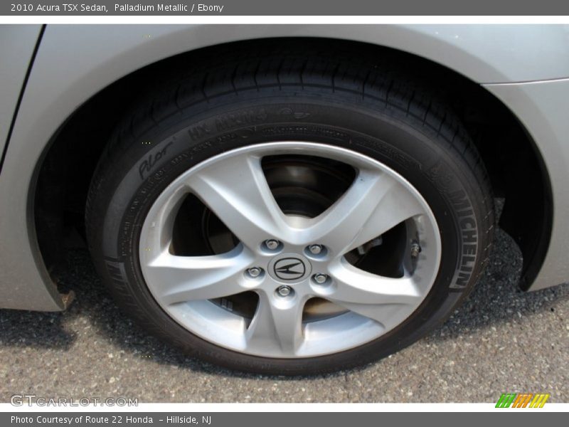 Palladium Metallic / Ebony 2010 Acura TSX Sedan