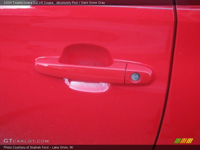 Absolutely Red / Dark Stone Gray 2004 Toyota Solara SLE V6 Coupe