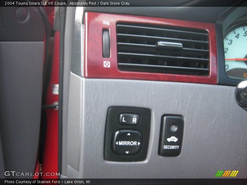 Absolutely Red / Dark Stone Gray 2004 Toyota Solara SLE V6 Coupe