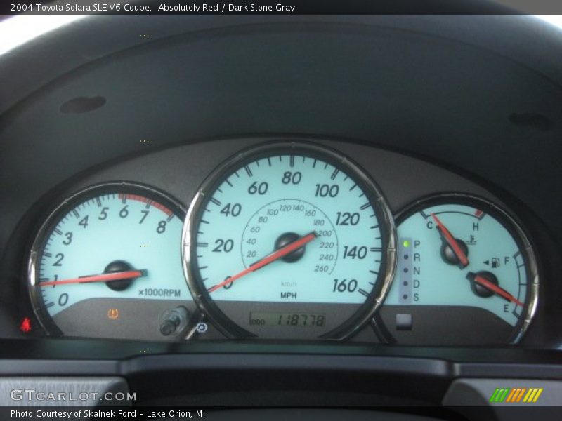 Absolutely Red / Dark Stone Gray 2004 Toyota Solara SLE V6 Coupe