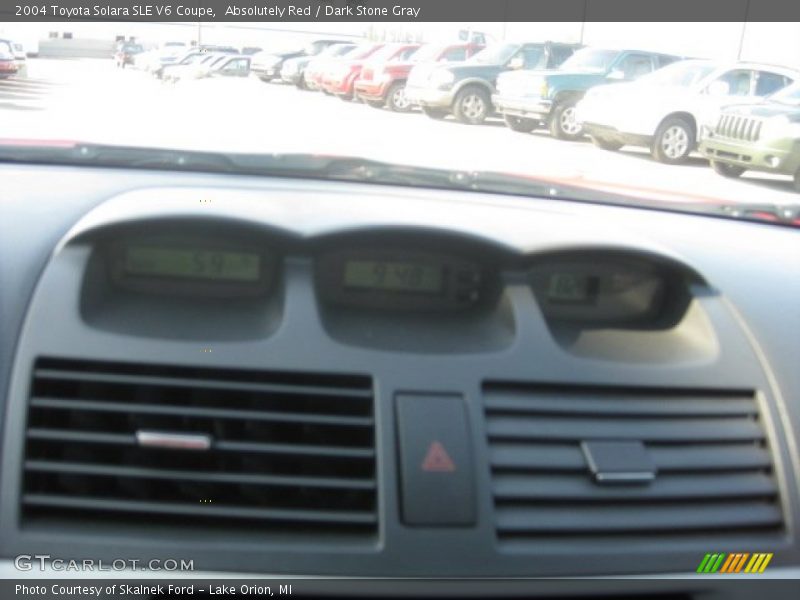Absolutely Red / Dark Stone Gray 2004 Toyota Solara SLE V6 Coupe