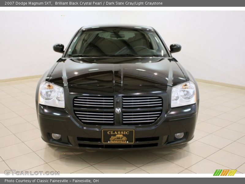 Brilliant Black Crystal Pearl / Dark Slate Gray/Light Graystone 2007 Dodge Magnum SXT