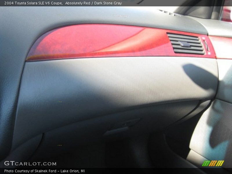 Absolutely Red / Dark Stone Gray 2004 Toyota Solara SLE V6 Coupe