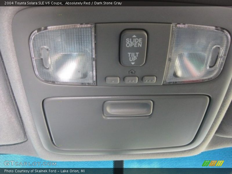 Absolutely Red / Dark Stone Gray 2004 Toyota Solara SLE V6 Coupe