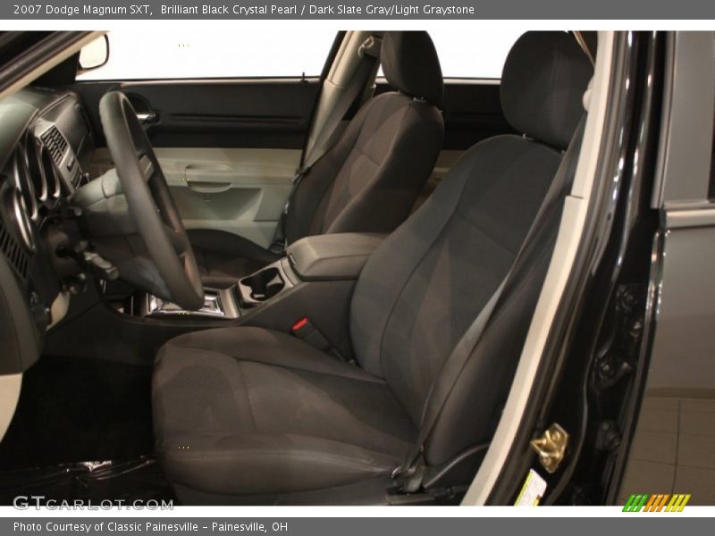 Brilliant Black Crystal Pearl / Dark Slate Gray/Light Graystone 2007 Dodge Magnum SXT