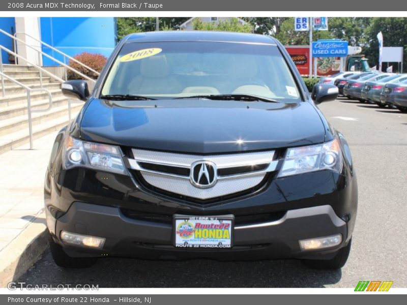 Formal Black / Taupe 2008 Acura MDX Technology