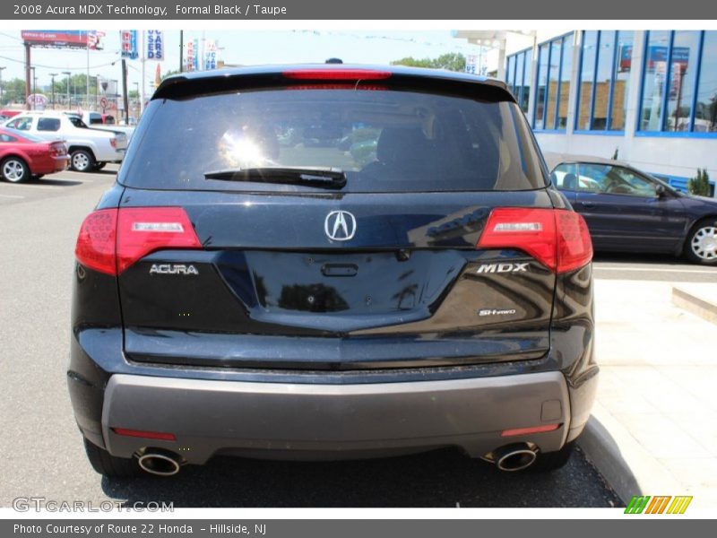 Formal Black / Taupe 2008 Acura MDX Technology