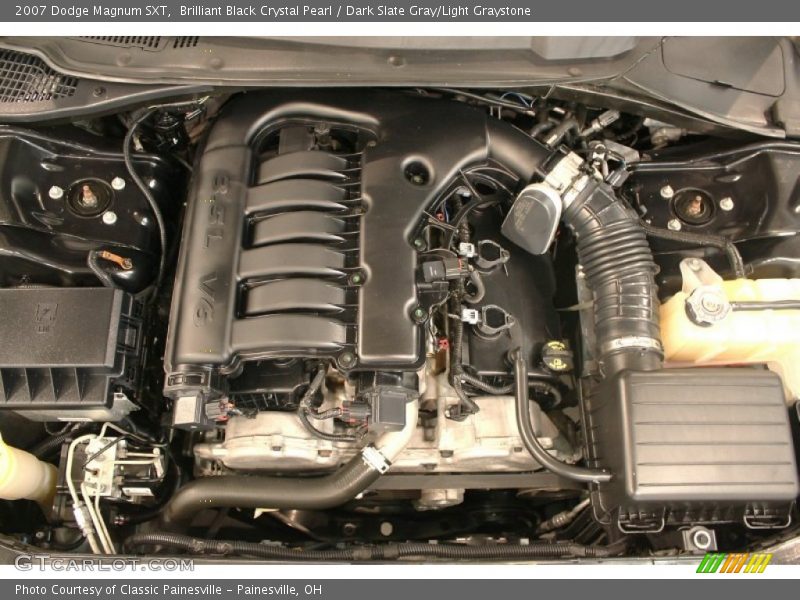 Brilliant Black Crystal Pearl / Dark Slate Gray/Light Graystone 2007 Dodge Magnum SXT