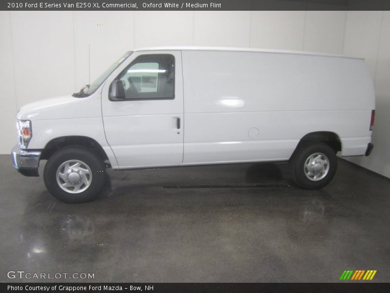 Oxford White / Medium Flint 2010 Ford E Series Van E250 XL Commericial