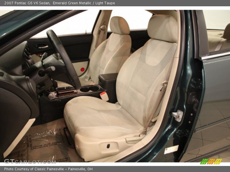 Emerald Green Metallic / Light Taupe 2007 Pontiac G6 V6 Sedan